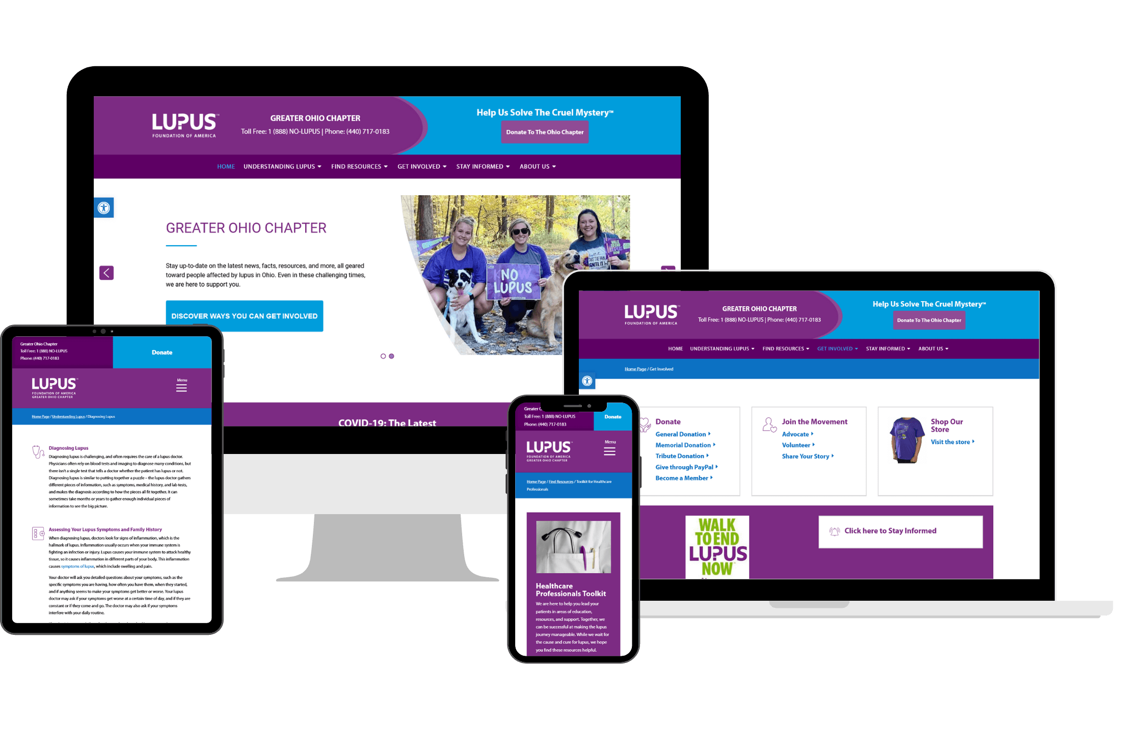 Lupus Foundation of America - Greater Ohio Chapter Multi Screenview