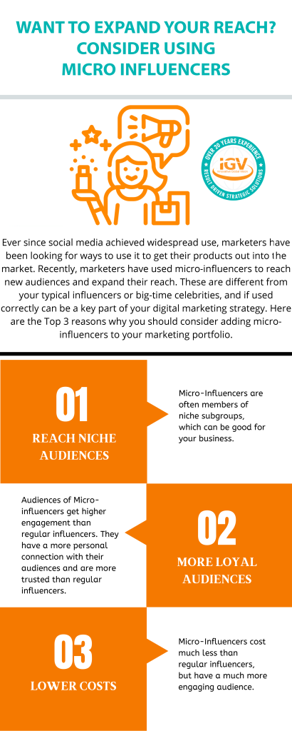 WHy you should consider using micro influencer infographic